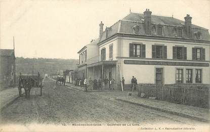 / CPA FRANCE 78 "Mezières sur Seine, quartier de la gare"