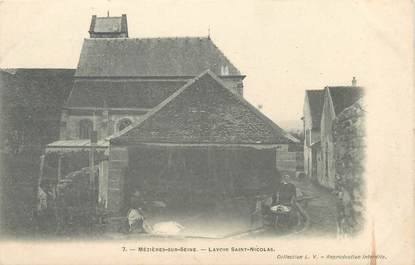 / CPA FRANCE 78 "Mezières sur Seine, lavoir Saint Nicolas"