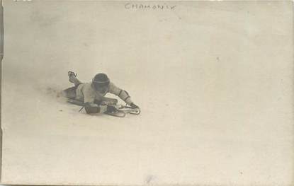 CARTE PHOTO LUGE / CHAMONIX