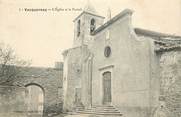 84 Vaucluse CPA FRANCE 84 "Vacqueyras, L'Eglise et le Portail"