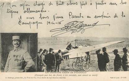 CPA AVIATEUR PEGOUD