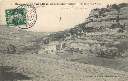 CPA FRANCE 84 "Hermitage de Saint Gens par Le Beaucet, vue prise de la vallée"