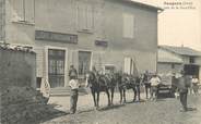 38 Isere CPA FRANCE 38 "Saugneu, café Archinet, un coin de la Grand'rue"