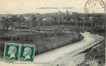 CPA FRANCE 84 "Sarrians, vue générale"