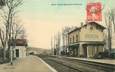 CPA FRANCE 38 "Saint Quentin Fallavier, la gare" / TRAIN