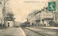 CPA FRANCE 38 "Saint Quentin Fallavier, la  gare" / TRAIN