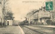 38 Isere CPA FRANCE 38 "Saint Quentin Fallavier, la  gare" / TRAIN