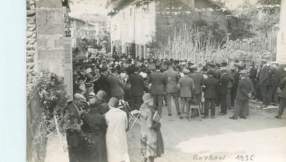 CARTE  PHOTO FRANCE 38 "Roybon"