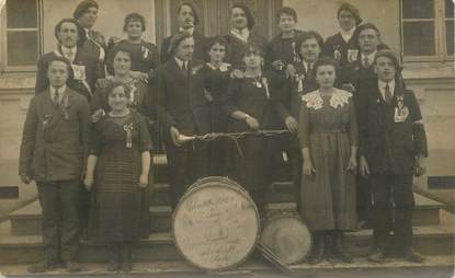 CARTE PHOTO  FRANCE   38 "Saint Clair de la Tour, 1921"