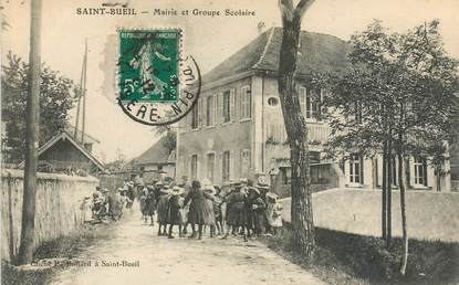 CPA FRANCE 38 "Saint Bueil, mairie et groupe scolaire"