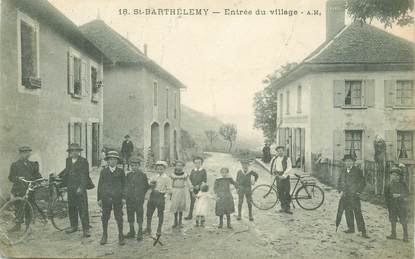 CPA FRANCE 38 "Saint Barthélémy, entrée du village"