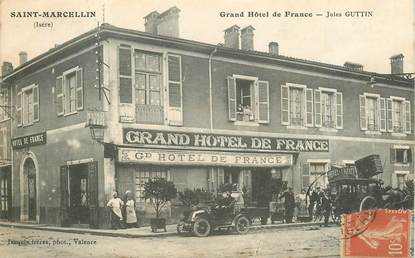 CPA FRANCE 38 "Saint Marcellin, Grand Hotel de France, Pr. GUTTIN" 