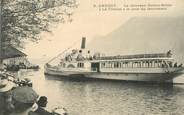 74 Haute Savoie CPA FRANCE 74 "Annecy, Le nouveau Bateau Salon La France"