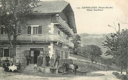 CPA FRANCE 74 "Combloux, pension Duvillard"