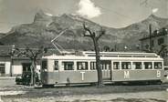 74 Haute Savoie CPSM FRANCE 74 "Les aiguilles de Warens, Tramway du Mont Blanc"