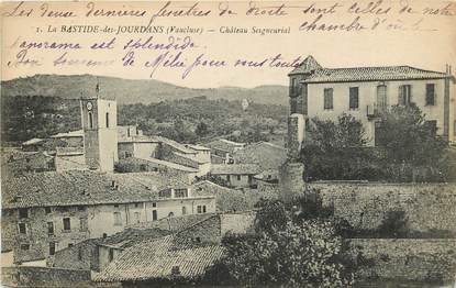 CPA FRANCE 84 "La Bastide des Jourdans, Chateau Seigneurial"