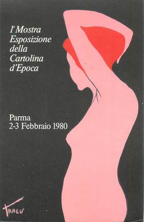 CPA LA CARTE POSTALE / Exposition carte postale Parme, 1980