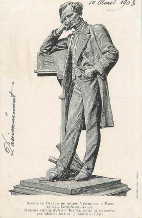  CPA MUSIQUE  /  BERLIOZ /  Grenoble Fêtes du centenaire d'Hector Berlioz, 1903
