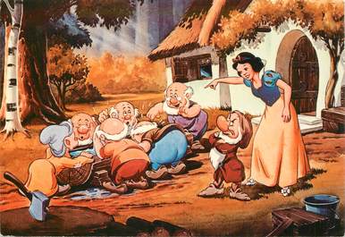 CPSM DESSIN  ANIME / W. DISNEY /  Blanche Neige et les 7 nains