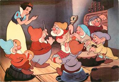  CPSM  DESSIN  ANIME / W. DISNEY /  Blanche Neige et les 7 nains