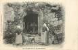 CPA FRANCE 85 "la Grotte du P. de Montfort, la forêt de Mervent"