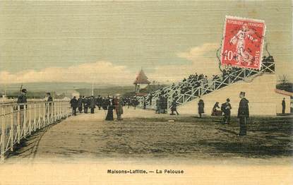 CPA FRANCE 78 "Maisons Laffitte, la Pelouse"