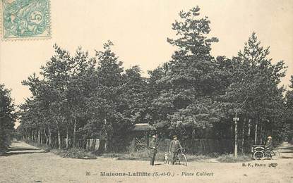 CPA FRANCE 78 "Maisons Laffitte, Place Colbert"