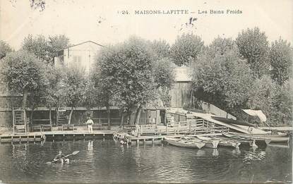 CPA FRANCE 78 "Maisons Laffitte, les Bains froids"