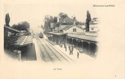 CPA FRANCE 78 "Maisons Laffitte, la gare" / TRAIN