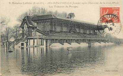 CPA FRANCE 78 "Maisons Laffitte, inondations janvier 1910"