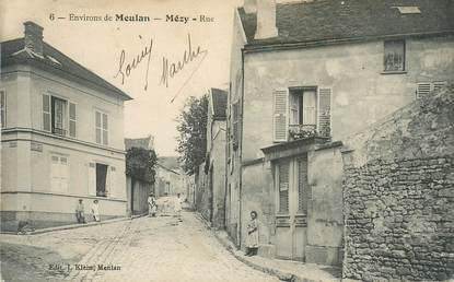 CPA FRANCE 78 "Mézy, une rue"