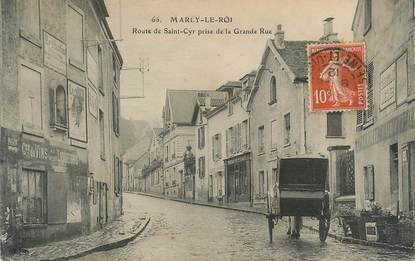 CPA FRANCE 78 "Marly le Roi, la route de Saint Cyr prise de la grande rue"