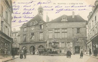 CPA FRANCE 78 "Mantes, Hotel de ville"