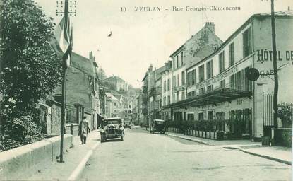 CPA FRANCE 78 "Meulan, Rue Georges Clémenceau"