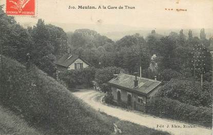 CPA FRANCE 78 "Meulan, A la Gare de Thun"