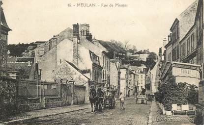 CPA FRANCE 78 "Meulan, Rue de Mantes"