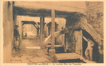 CPA FRANCE 78 "Mantes,  Rue des Tanneries"