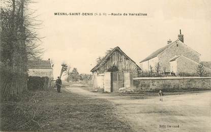 CPA FRANCE 78 "Le Mesnil Saint Denis, la route de Versailles"