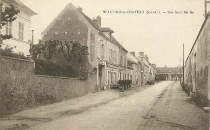 CPA FRANCE 78 "Neauphle le Chateau, la rue Saint Martin"