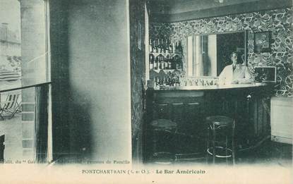 CPA FRANCE 78   "Pontchartrain, le Bar Américain"