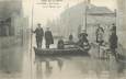 CPA FRANCE 78   "Le Pecq, la rue Carnot pendant les inondations de 1910"