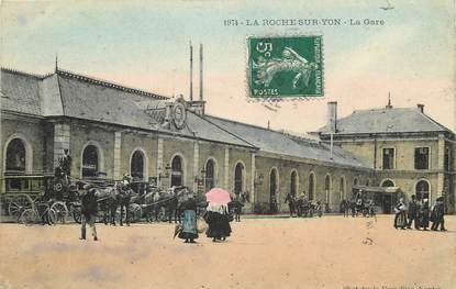 CPA FRANCE 85 "La Roche sur Yon, une vue de la gare"