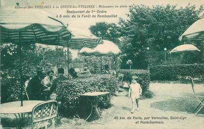 CPA FRANCE 78   "La Queue les  Yvelines, Auberge, restaurant "