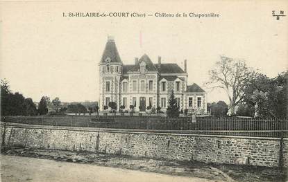 CPA FRANCE 18 "Saint Hilaire de Court, Château de la Chaponnière"