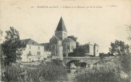 85 Vendee CPA FRANCE 85 "Mareuil sur Lay, Eglise et le chateau vus de la Rivière"