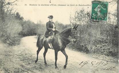 CPA FRANCE 78 "La Forêt de Rambouillet, Madame la Duchesse d'Uzès"