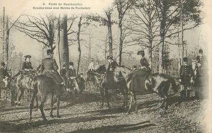 CPA FRANCE  78 "La Forêt de Rambouillet" / CHASSE A COURRE