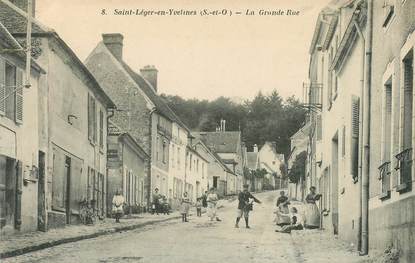 CPA FRANCE   78  "Saint Léger en  Yvelines, la Grande rue"