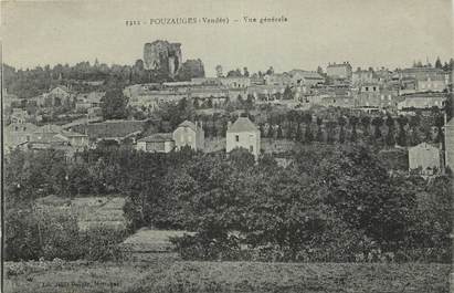 CPA FRANCE 85 "Pouzauges, vue générale"