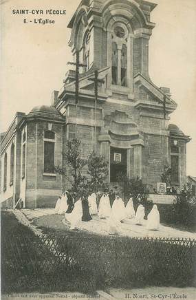 CPA FRANCE   78  "Saint Cyr l'Ecole,  l'Eglise"